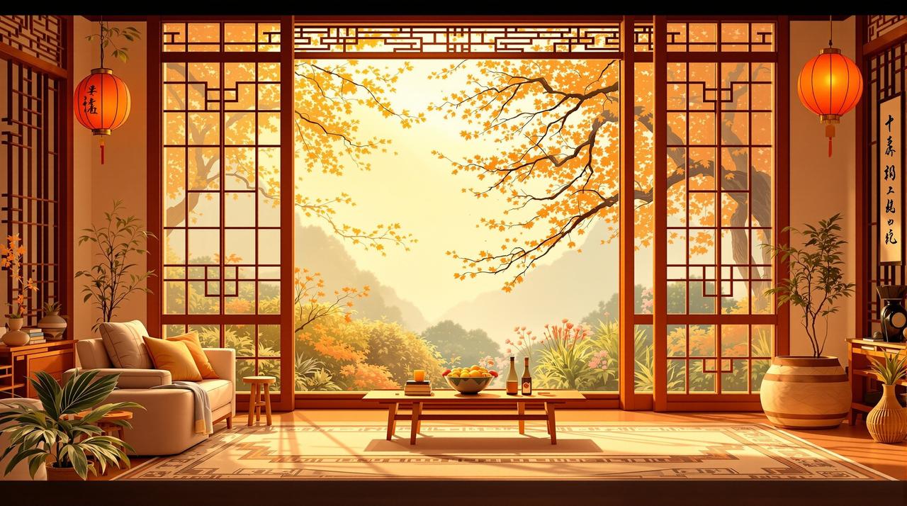 日漫网页板 - 温暖家庭生活场景