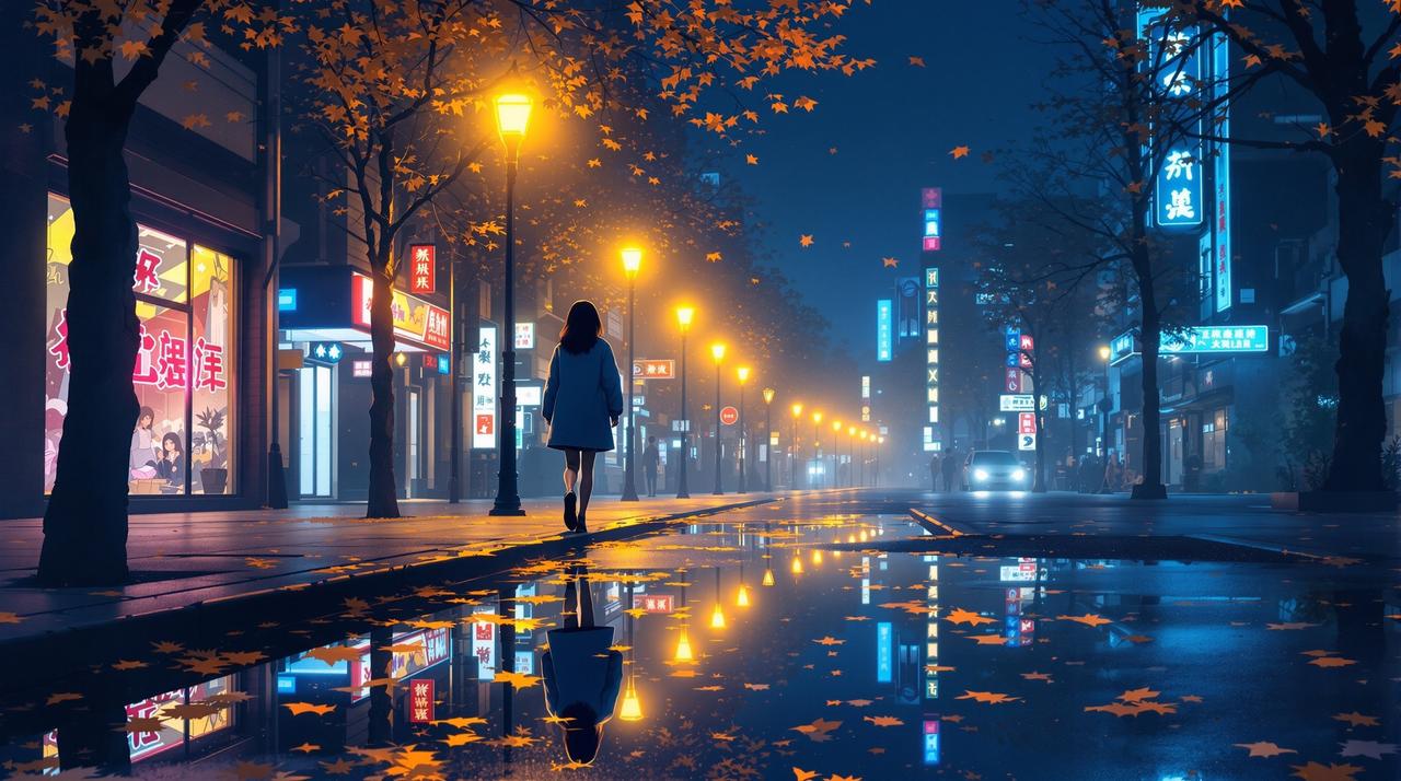 日漫网页板原创作品 - 都市夜归人